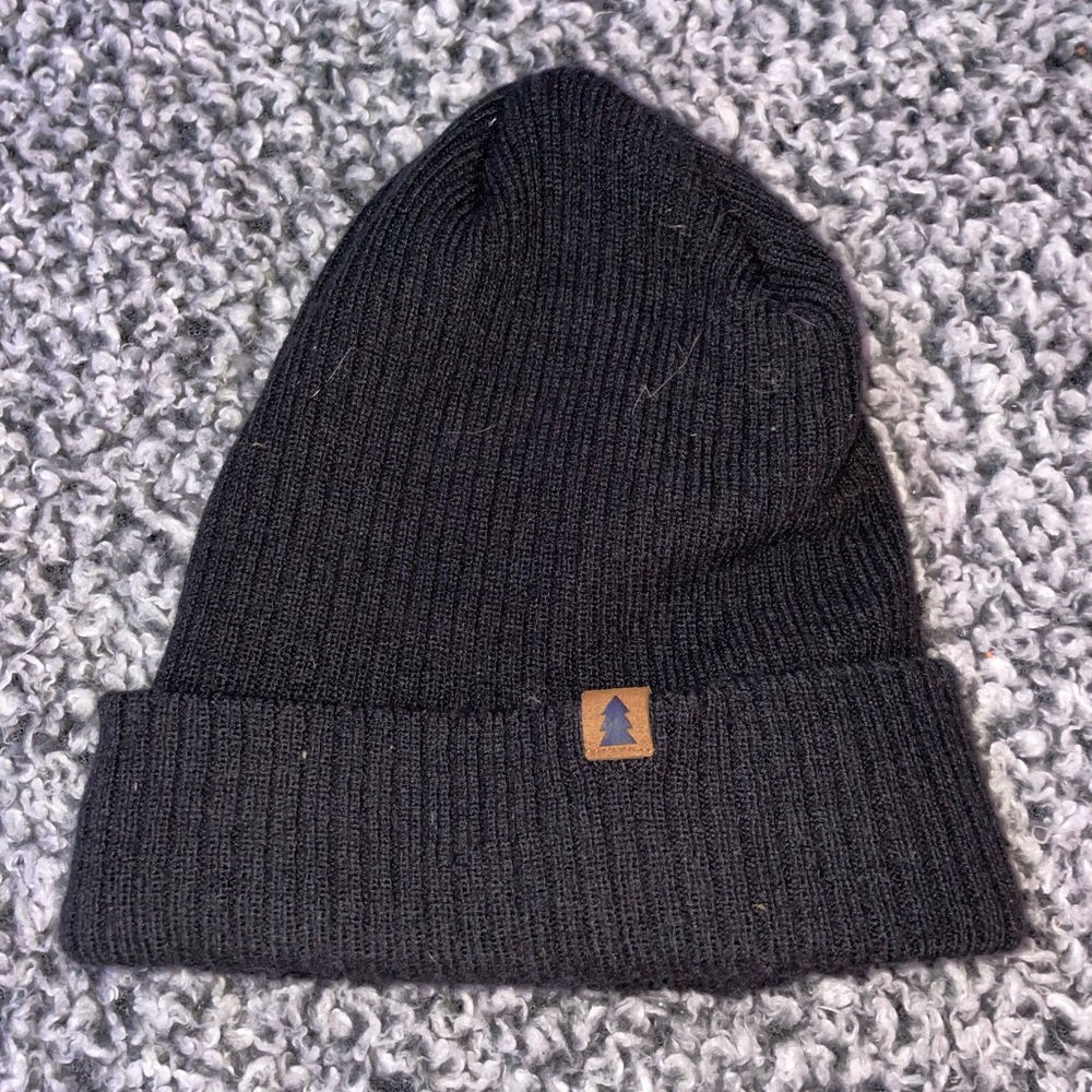 Black beanie!
